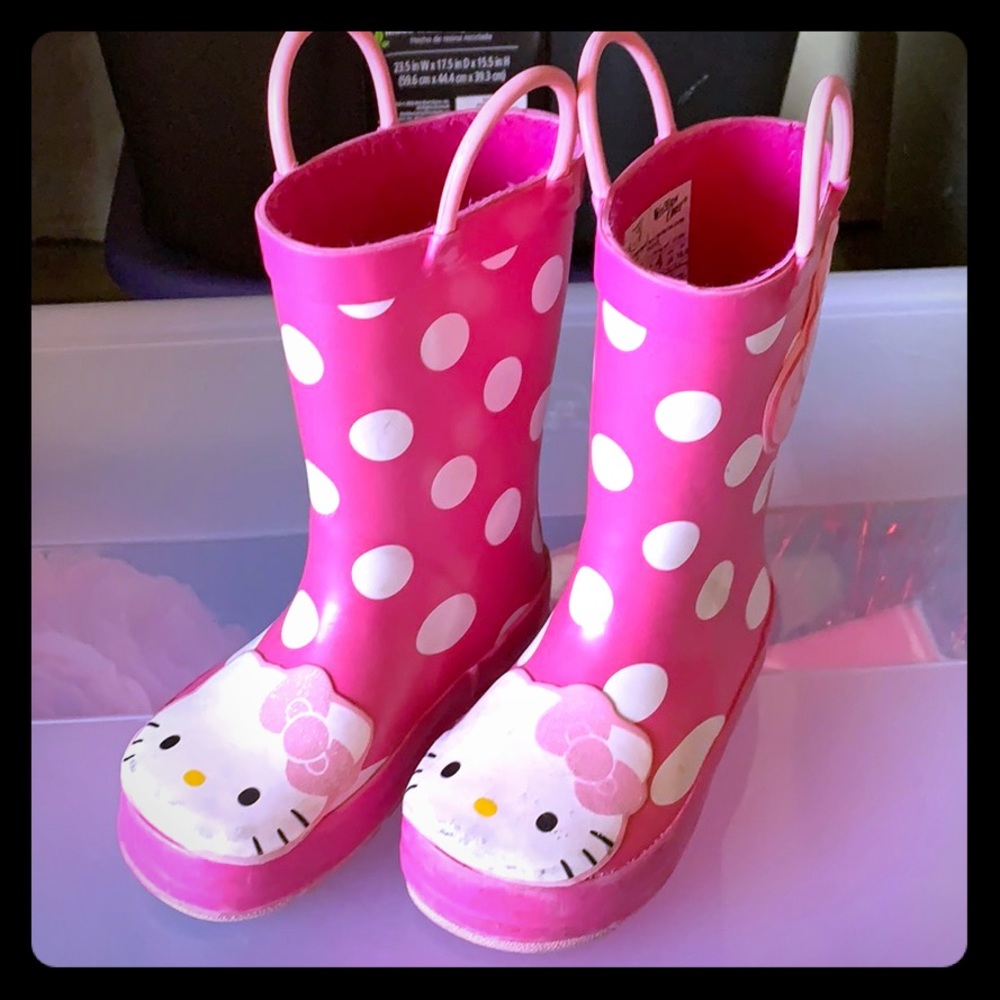 Hello kitty western chief rain boots